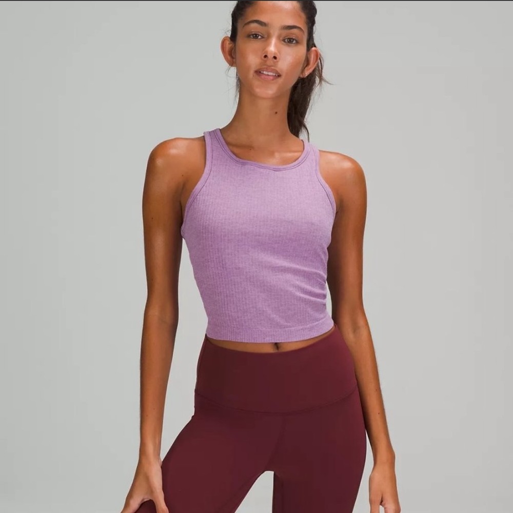 Lululemon ebb street cropped tank
